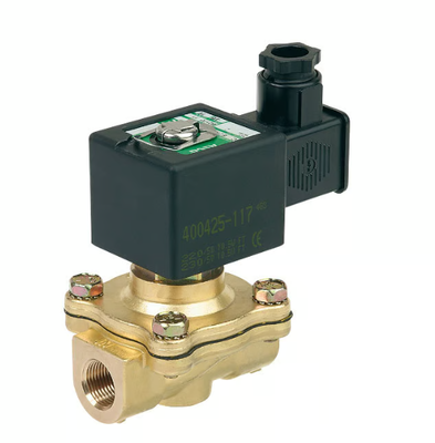Control del fluido de gas de aire y agua cerrado normalmente