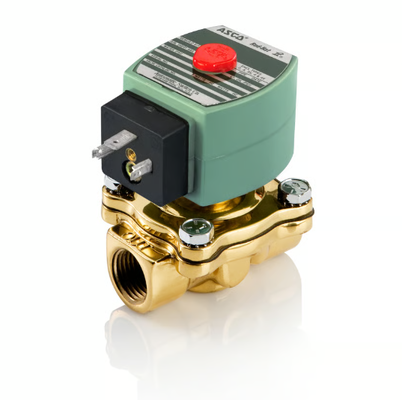 Control del fluido de gas de aire y agua cerrado normalmente