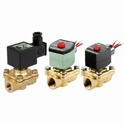 Control del fluido de gas de aire y agua cerrado normalmente