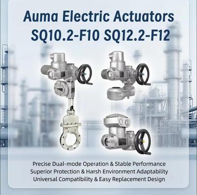 Actuadores eléctricos Auma para válvulas de globo industriales OEM de alto rendimiento Sq10.2-f10 Sq12.2-f12
