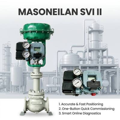 Posicionador de válvula digital de rendimiento avanzado Masoneilan SV II AP SVI2-21123111