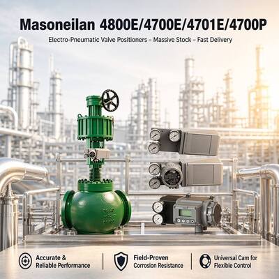 Masoneilan 4800E/4700E/4701E/4700P Posicionadores de válvulas electro-neumáticas-Exportación rápida