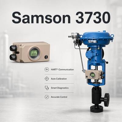 Samson 3730 OEM Posicionador de válvula inteligente HART Controlador de actuador neumático digital Sistema de tratamiento de agua de gas y aceite