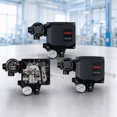 TISSIN TS600L Pneumático posicionador de válvulas 4 20mA IP66 Gas de petróleo energía química agua actuador industrial