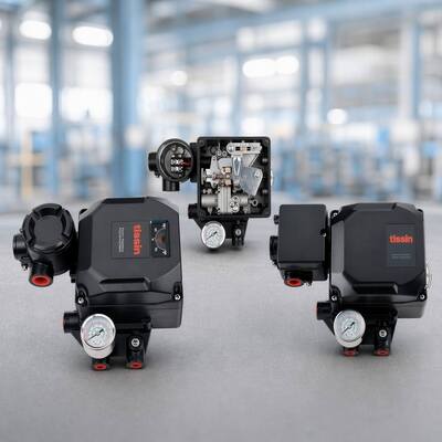 TISSIN TS600R Posicionador de válvulas electro neumáticas rotativas 4 20mA IP66 Control del actuador de aluminio fundido