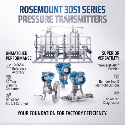 Nuevo montador de rosa. 3051 Smart HART Medidor de presión diferencial Transmisor de presión inteligente