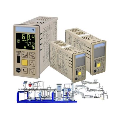 SAMSON TROVIS 6493 Controlador electrónico de procesos Controlador compacto montado en panel PID digital