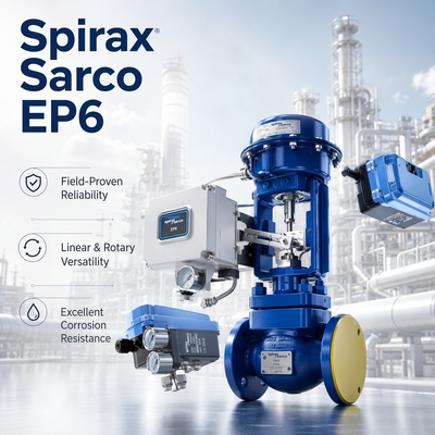 Repuesto de posicionador electro-neumático Spirax Sarco EP6 compatible con actuadores de varias marcas