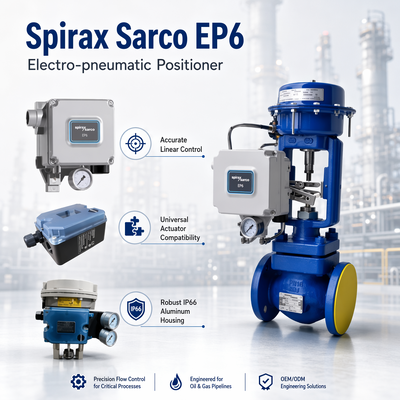Repuesto de posicionador electro-neumático Spirax Sarco EP6 compatible con actuadores de varias marcas