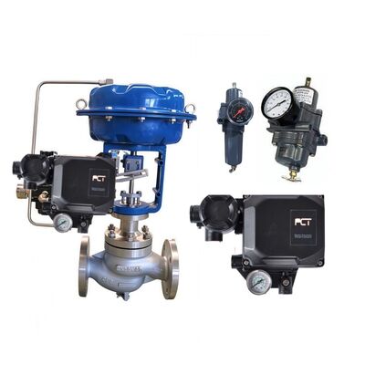 FCT FT600 Electro Pneumatic HART Valve Controller Control Valve Single Acting Valve Positioner with Fi-sher Filter Regulator