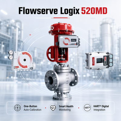 Flowserve Logix 520MD Plus posicionador digital HART 4 20mA actuador de válvula de control energía química de gas de aceite