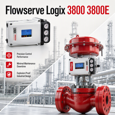 Posicionador digital de válvula Flowserve Logix 3800 3800E nuevo y confiable, piezas de válvula de control en stock