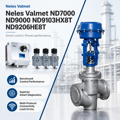 Posicionador de Válvula Digital Inteligente Neles Valmet ND7000 ND9000 ND9103HX8T ND9206HE8T para la Industria Petroquímica de Petróleo y Gas