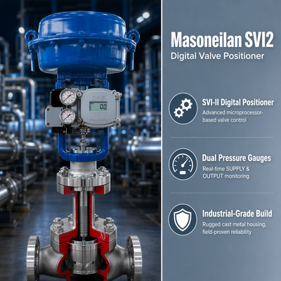 Masoneilan SVI3 Posicionador de válvula inteligente genuino Pieza de repuesto OEM Dispositivo de control digital neumático