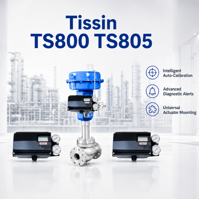 Nuevo posicionador de válvula inteligente Tissin serie TS800 TS805, posicionador de válvula de control digital HART