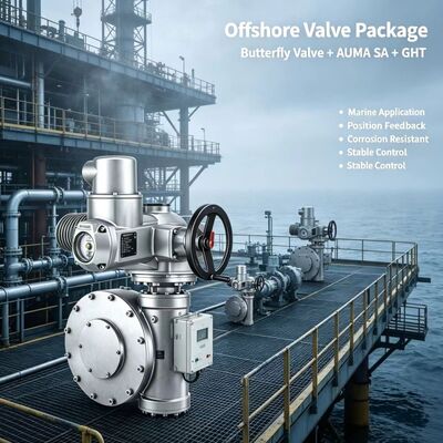 AUMA SA Multi-turn Actuator with GHT Gearbox High Torque Valve Drive Industrial Open-Close Duty Solution