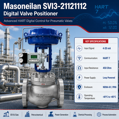 SVI3-21121212 SVI3-21121112 Controlador de válvula inteligente de acción única HART Actuador neumático posicionador de válvula