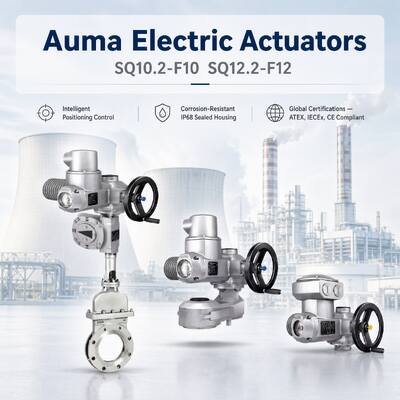 Actuador Eléctrico Modulante AUMA SA SQ, Actuador de Válvula Inteligente de Alta Precisión para Automatización de Tuberías y Centrales Eléctricas