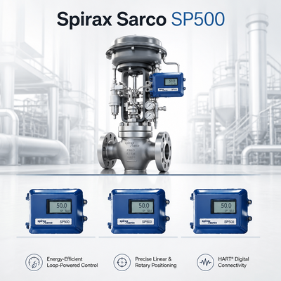 Spirax Sarco SP500 posicionador de válvula digital para sistema de caldera de vapor, soporte de válvula de control de Chongqing Chuanyi