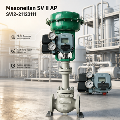 Posicionador Digital de Válvulas Masoneilan SVI II AP SVI2 21123111 Posicionador Inteligente HART Accesorio de Válvula Neumática