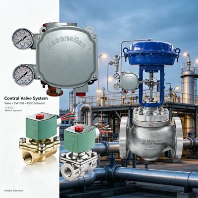 Masoneilan SVi1000 posicionador de válvula digital 4-20mA control neumático HART con válvula de solenoide ASCO