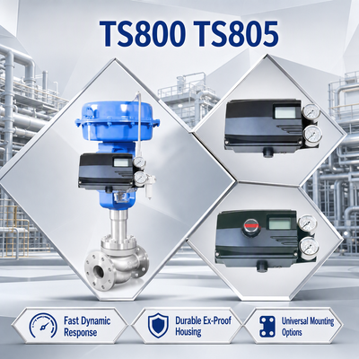 Posicionador de Válvula Inteligente Digital HART Serie TS800 TS805