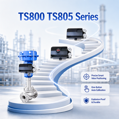 Posicionador de válvula inteligente serie TS800 TS805 para válvula de globo