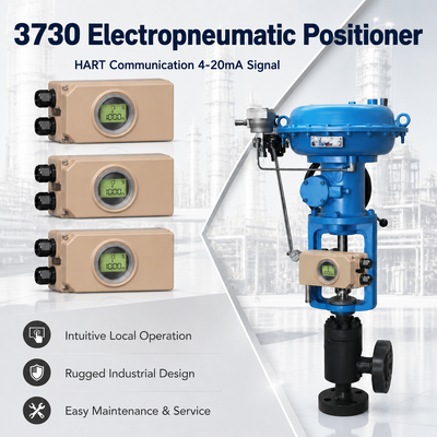 3730 Posicionador digital HART 4 controlador neumático de accionamiento de 20 mA para válvulas de control industriales