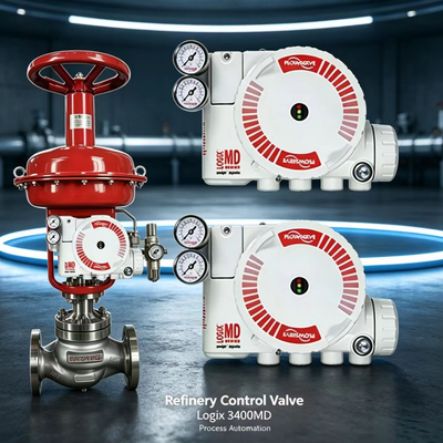 Nuevo posicionador digital Flowserve Logix 3400MD FOUNDATION Fieldbus para control de válvulas lineal y rotativo