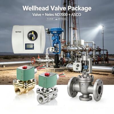 Controlador de Válvula Digital Inteligente Valmet Me-sto Neles ND7000 con Válvula Solenoide ASCO para Control de Procesos