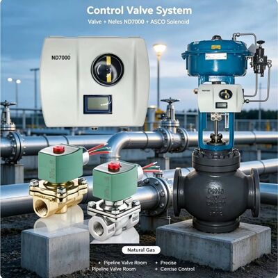 Controlador de Válvula Digital Inteligente Valmet Me-sto Neles ND7000 con Válvula Solenoide ASCO para Control de Procesos