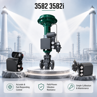 3582 3582i Pneumático posicionador de válvulas controlador de automatización industrial válvula de accionamiento lineal