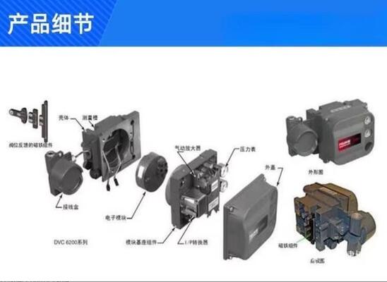 FIELDVUE DVC6200 Smart Valve Positioner 4 20mA IP66 Digital Valve Controller