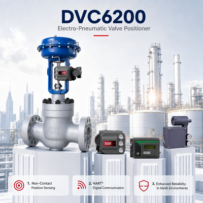 Controlador de Válvula del Sistema Instrumentado de Seguridad FIELDVUE DVC6200 SIS de Parada de Emergencia HART