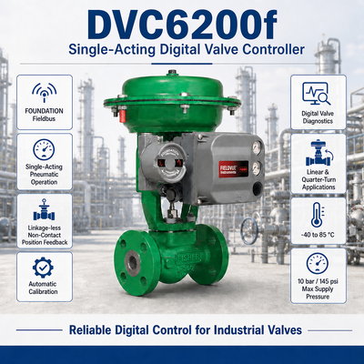 FD DVC6200F Controlador de válvula digital de acción única