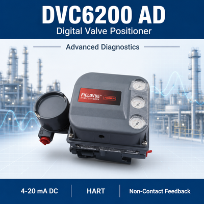 DVC6200 AD Posicionador de válvula neumática digital HART Diagnóstico avanzado de rendimiento