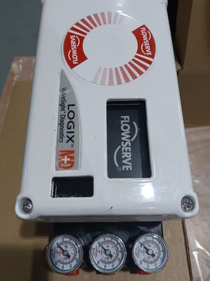 Flowserve Logix 520MD Digital Valve Positioner with HART Communication for Precision Control and Multi-variable Gain Tuning