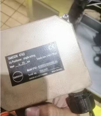 Paquete de posicionador de válvula Samson 4763 de precisión industrial avanzada para control inteligente