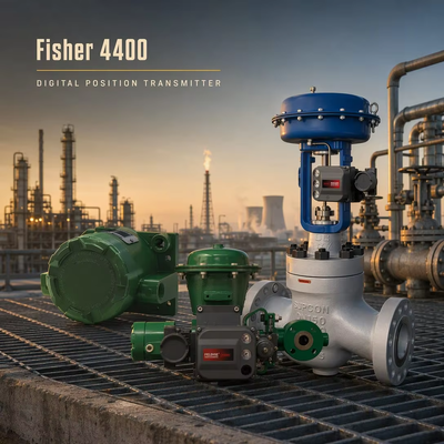 Fisher FIELDVUE 4400 Transmisor de posición digital Transmisor de 4-20 mA retroalimentación con válvula