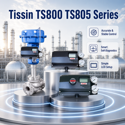 Posicionador de Válvula Inteligente Tissin TS800 TS805 HART 4 20mA Electroneumático IP66 Antideflagrante