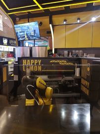 Máquina del café del robot R900 seis del KR 6, fabricante de café estable del brazo del robot del funcionamiento