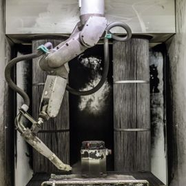 Pinte el brazo del robot del compañero 200 IA 5L Fanuc para las operaciones de la asamblea/de dirección