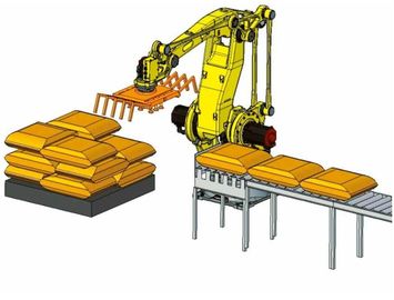 4 AXIS que maneja el robot del alcance M410 IC 500 Palletizer del brazo los 3.1m del robot de Fanuc