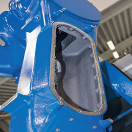Alta carga útil L robot automático del pintado con pistola de AXIS, brazo rápido del robot del ahorro de espacio