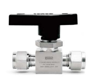 Vávula de bola del instrumento del acero inoxidable, válvula de control electrónica de flujo para CHNV
