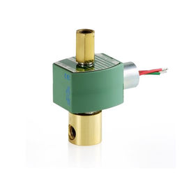 Material de cobre amarillo del cuerpo de 3 de la manera 24v de la válvula electromagnética accesorios hidráulicos de la válvula
