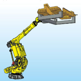 6 la repetibilidad del ± 0.1m m del robot de la soldadura por puntos de Fanuc de la carga útil de AXIS 700 articuló el tipo