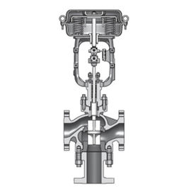 Válvula de control electrónica empernada de tres vías de flujo de la alta precisión de la glándula de la válvula de control de AMT