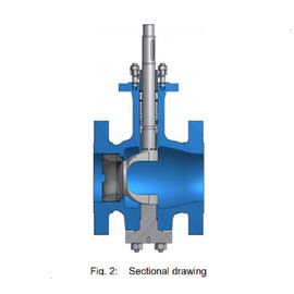DN 25 - fuente neumática rotatoria de la válvula de control del enchufe del DN 600 de alta resistencia