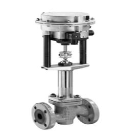 Fuente neumática PN 16 de la válvula industrial del control automático - presión del PN 25